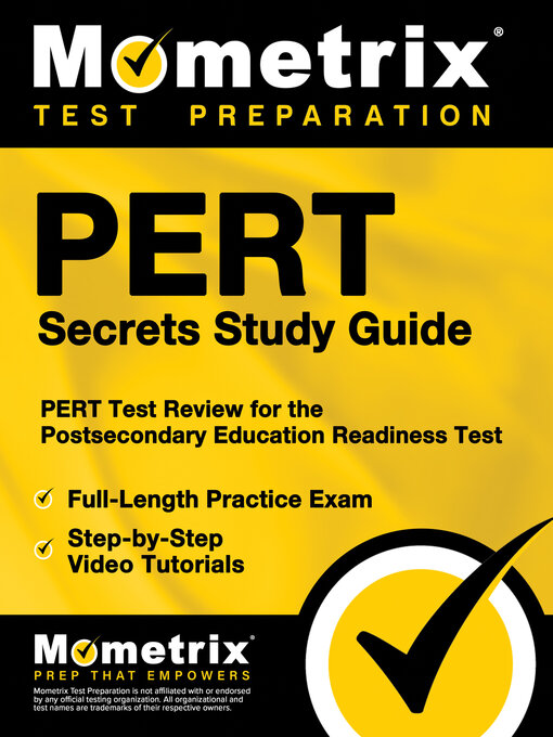 Title details for PERT Secrets Study Guide by PERT Exam Secrets Test Prep Team - Available
